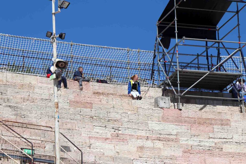 Bovenin Arena Verona