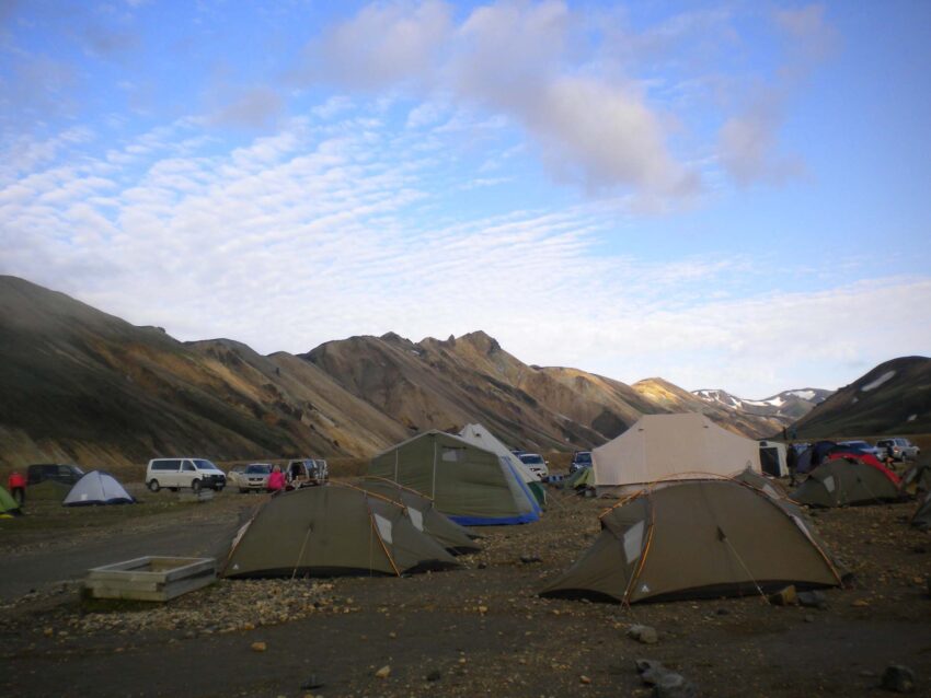 Kamperen in Landmannalaugar
