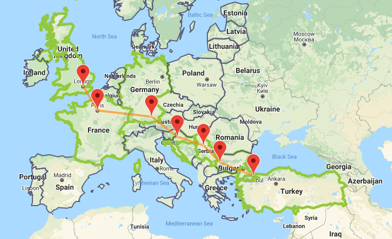 Oriënt Express Route