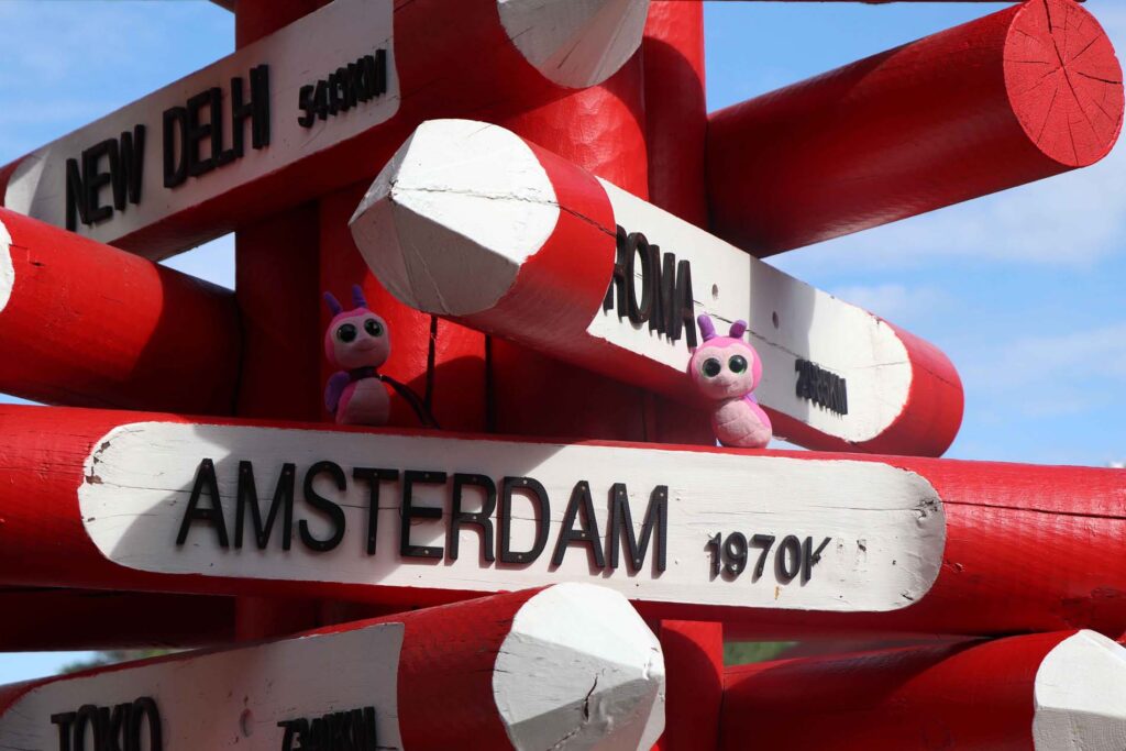 Wegwijzer Santa Claus Village