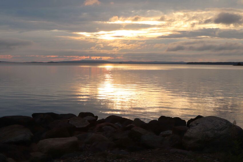 Zonsondergang Vuokatti