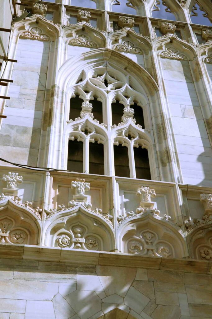 Detail buitenkant raam