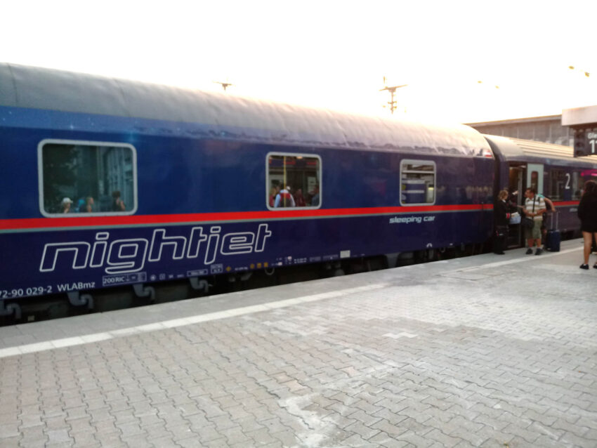 de Nightjet, nachttrein