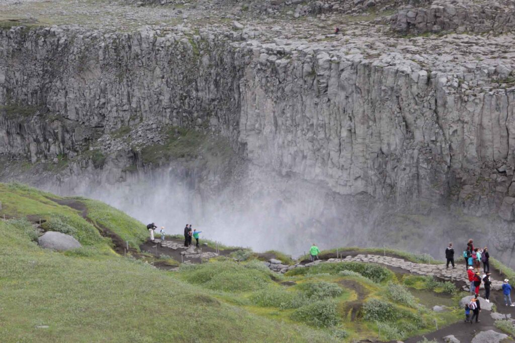 pad naar Dettifoss waterval