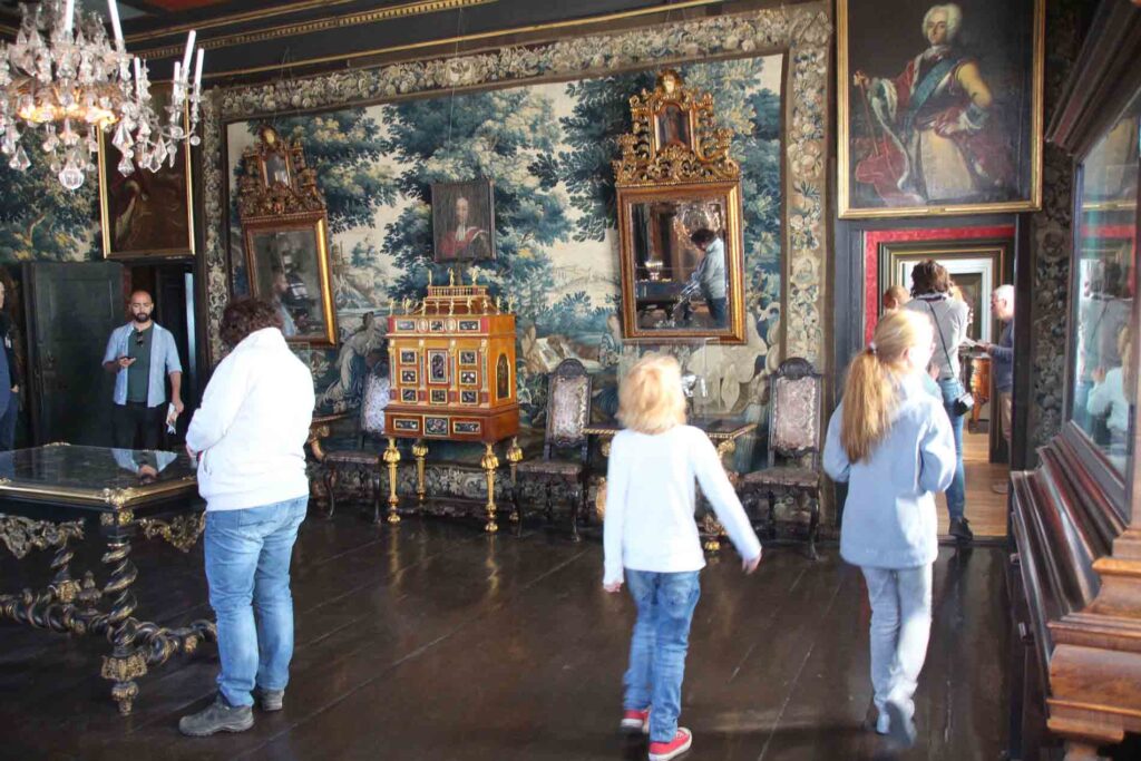 Binnen in Rosenborgslottet