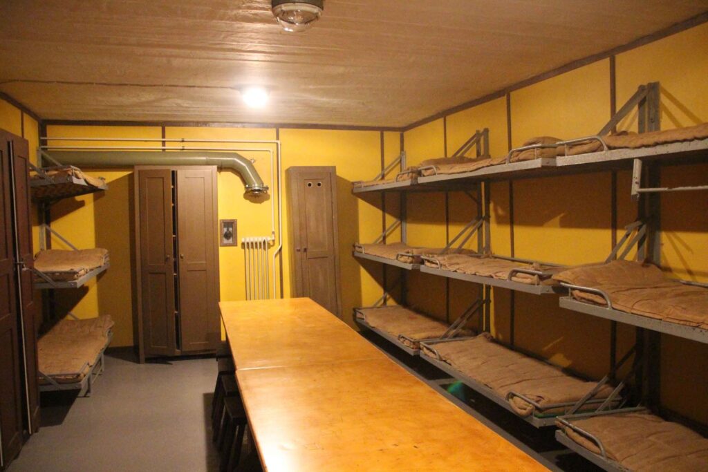 Slaapruimte bemanning bunker