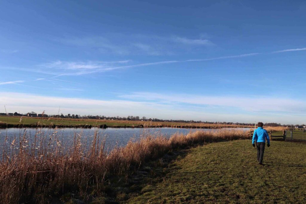 Op weg naar het eerste pontje