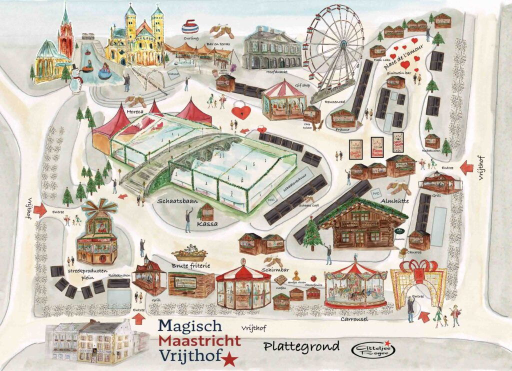 Plattegrond Magisch Maastricht Vrijthof