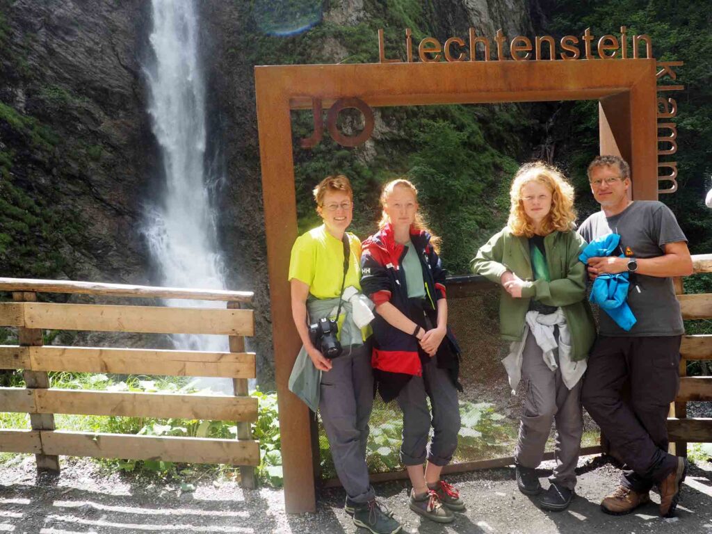 Groepsfoto Liechtensteinklamm