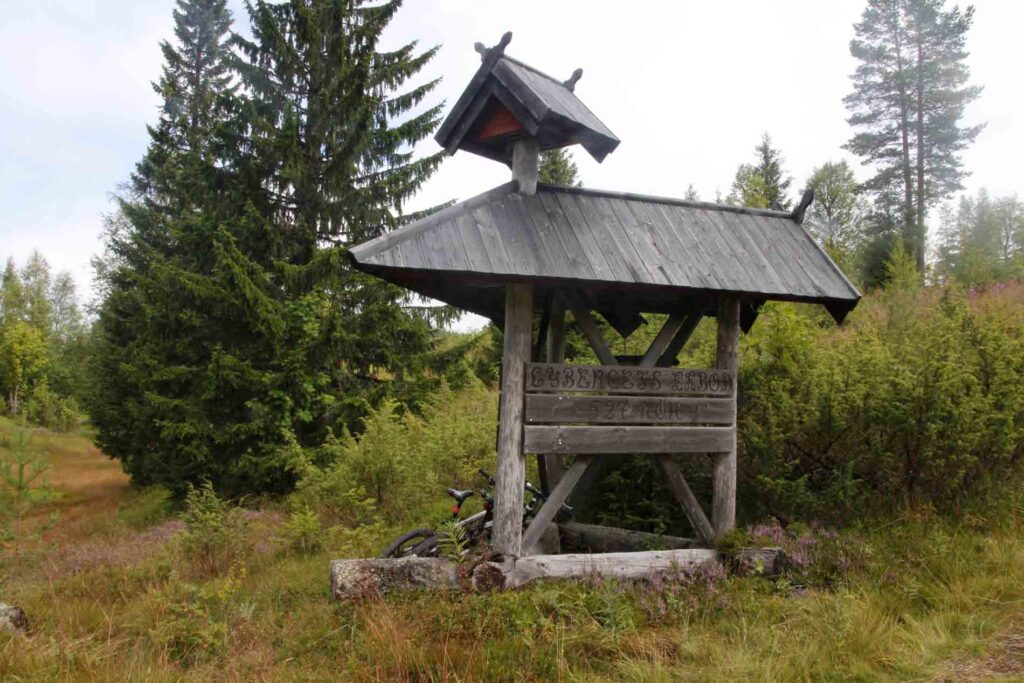 Bij de parkeerplaats