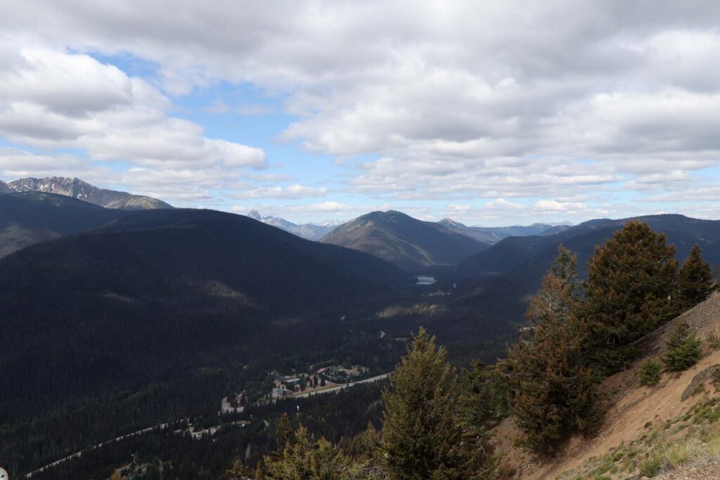 Uitzicht bij de Cascade Lookout