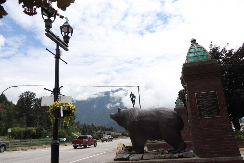 Het stadje Revelstoke