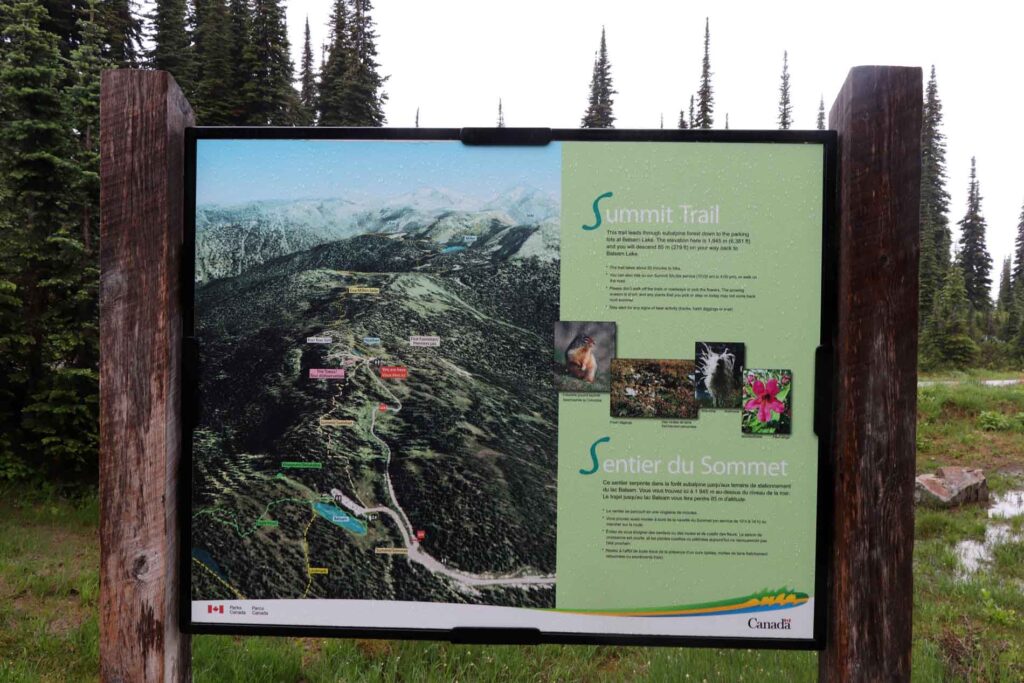Summit Trail bord