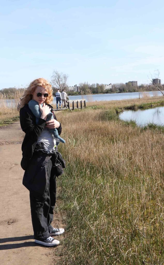 Laatste stuk langs de Amstelveense Poel