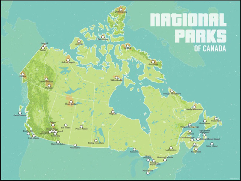 kaartje National Parks Canada